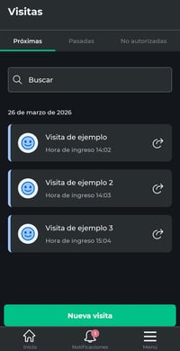 app cf modulo visitas