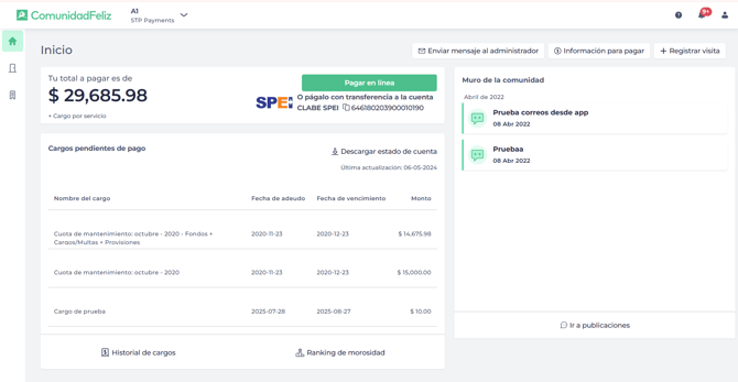 ComunidadFeliz SPEI web